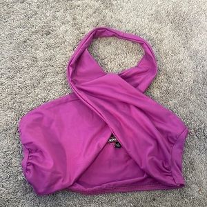 Large purple halter top